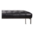 thumbnail image 7 of WYATT LEATHER BENCH BLACK, 7 of 7