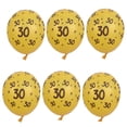 thumbnail image 3 of 20 de Látex Dorados Y Negros 30  degree 40  degree 50  degree Cumpleaños Suministros para de, 3 of 9