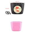 thumbnail image 3 of Bike Basket for Boy and Girls, Waterproof Plastic Handlebars Bike Baskets for Teen Kids Bike and Kids Tricycles, 3 of 9