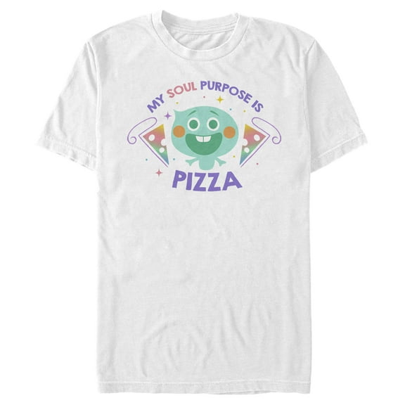 Men's Soul Pizza Purpose  Graphic Tee White Small