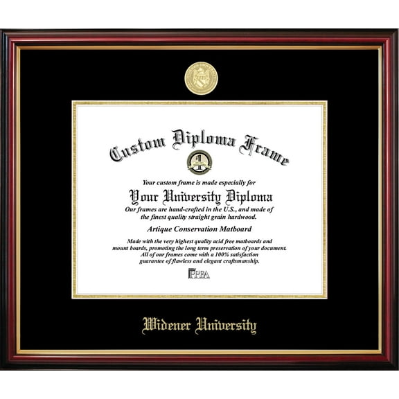 Widener University Petite Diploma Frame