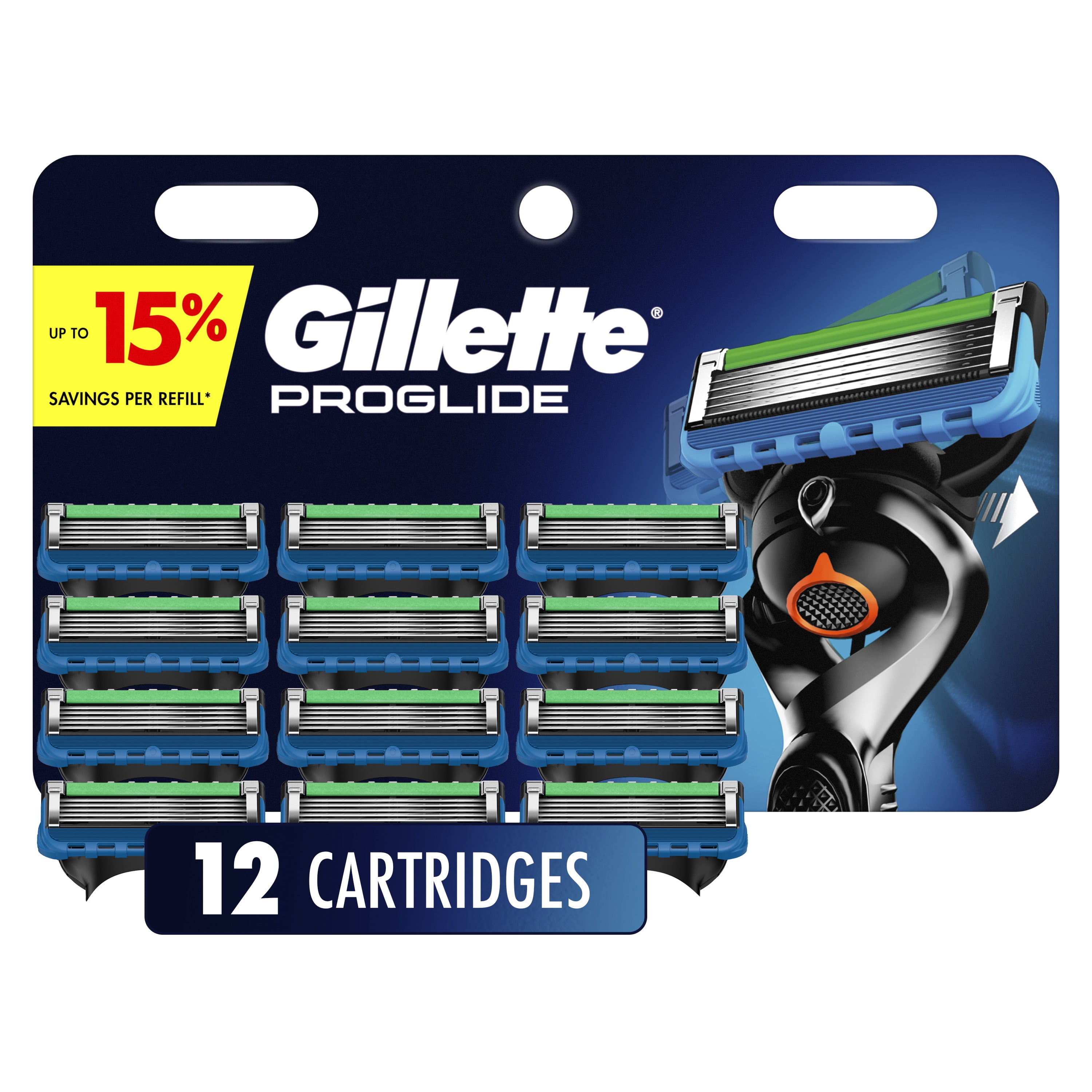 vermogen Op grote schaal terugbetaling Gillette ProGlide Men's Razor Blades, 12 Blade Refills - Walmart.com