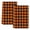 Orange Black, variant on Black White Plaid Microfiber Kitchen Towel, Modern Simple Buffalo Check Gingham Soft Absorbent Dish Towels, Quick Drying Washable Dishcloths for Kitchen Cleaning, Drying Dishes, 18x28 Inches