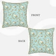 thumbnail image 3 of KLL Cute Honeybees Decorative Throw Pillow Covers Velvet Soft for Couch Sofa Bedroom Living Room Outdoor - 20"x20", 3 of 8