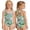 Green, variant on Kcolen Girls Swimsuit Size 6,Girls Floarl-Print Swimsuit for Toddlers with Ruffle Skirt Sun UPF 50 Outdoor Beachwear for Girls