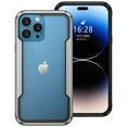 thumbnail image 3 of Case for iPhone 16 Pro Max, [Military Grade Drop Protection] [Wireless Charging] Soft TPU Frame + Clear Hard PC Back Case, Shockproof Non-Slip Stylish Cover for iPhone 16 Pro Max - Grayblack, 3 of 10