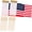 Pack of 24, variant on 12 Pcs 12x18 Inch American Flags for Outside, 250th Anniversary USA Stick Flag with Handheld and Grounded Multi-Purpose Flagpole, Memorial Day, 4th of July Decorations, Patriotic Decorations