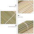 thumbnail image 4 of 1 alfombrilla de bambú verde para sushi, herramienta de cocina para hacer sushi (30 x 30 cm), 4 of 7