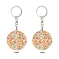 thumbnail image 2 of Naloa Colorful Chicken Print Round Keychain Keychain Key Ring, Key Tag, Key Chain Bulk for Gift Accessories (Round), 2 of 7