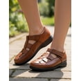 thumbnail image 4 of Huarache en Piel Borrego Mujer | Comodidad Casual | Piel Genuina | Suela Antiderrapante |, 4 of 5