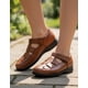 thumbnail image 4 of Huarache en Piel Borrego Mujer | Comodidad Casual | Piel Genuina | Suela Antiderrapante |, 4 of 5