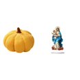 thumbnail image 1 of Cojín de sofá con forma de calabaza de Halloween y adorno de mesa acrílico 2D para decoración festiva de dormitorio y chimenea en el hogar durante las, 1 of 8