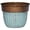 Copper-stripes, variant on Bella Classic Planter,Stripes/Copper