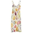 thumbnail image 5 of Various Fruits Fine Art Sleeveless Dress Summer Dress Woman 2025, 5 of 7