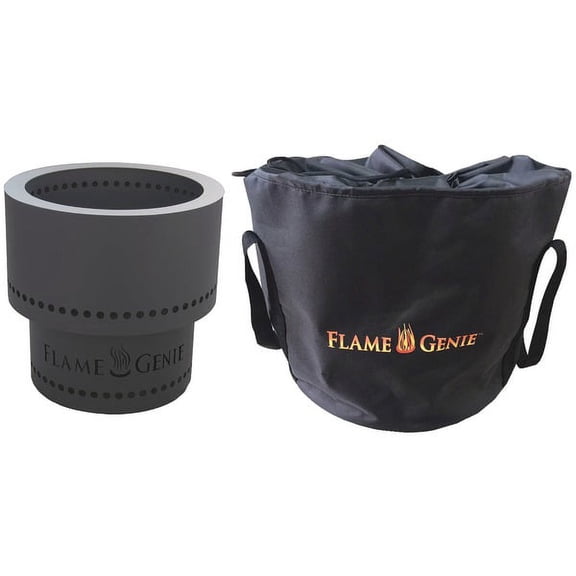 HY-C FG-16T Flame Genie Wood Pellet Fire Pit with Tote