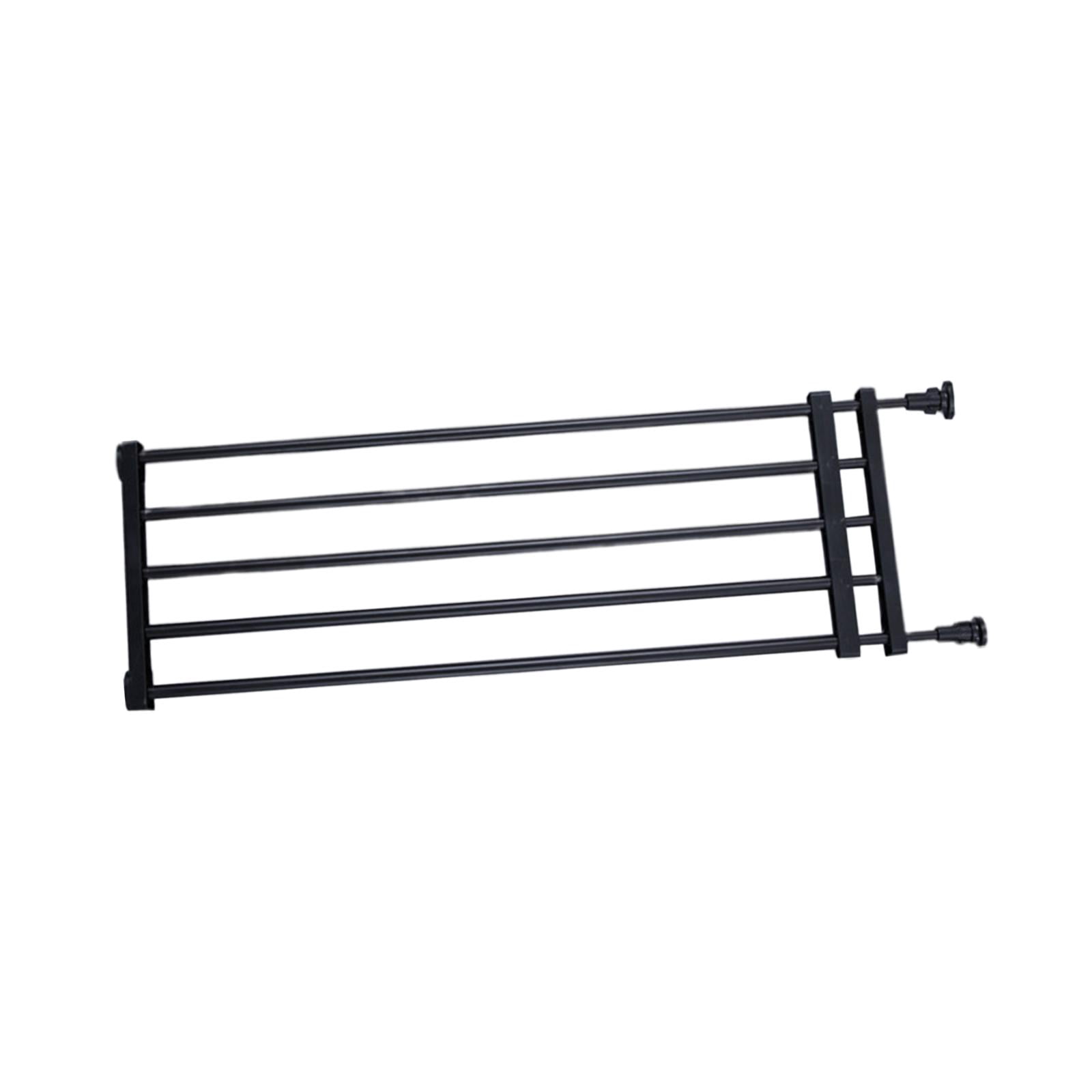 YWMJZEU Expandable Gate Barrier Stair Gate Pet Supplies Retractable Dog Gate Puppy Fence 39to60cmx36cm Black