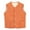 Orange, variant on Cavosen Work Vest for Men Crew Neck Sleeveless Fleece Vest with Pocket Zipper Solid Loose Jacket Windproof Warm Fall Outerwear