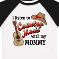 thumbnail image 4 of Inktastic I Listen to Country Music with My Mommy with Guitar and Hat Boys or Girls Toddler T-Shirt, 4 of 5