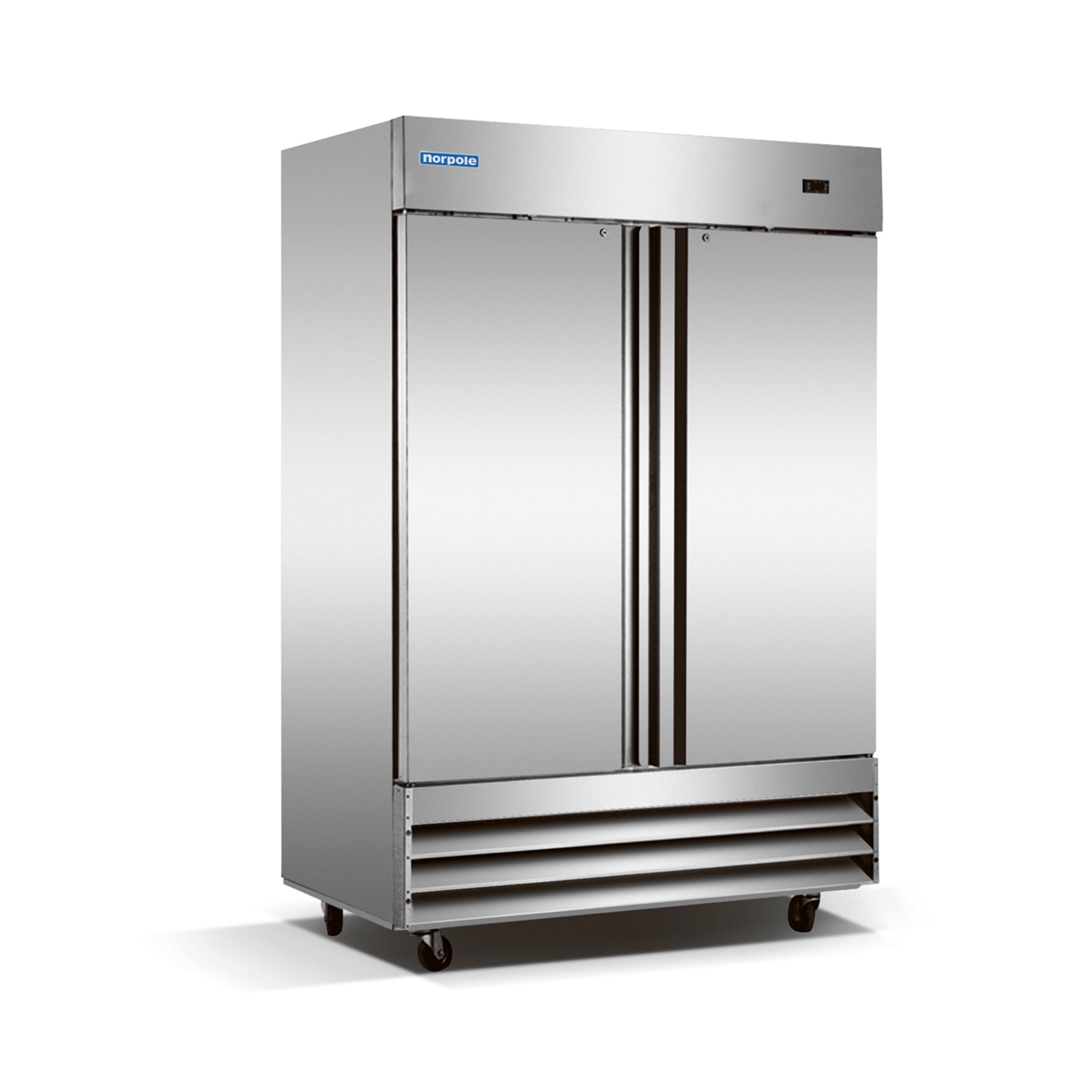 48 cu. ft. 2-Door Commercial Upright Reach-In Freezer in Stainless Steel