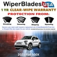 thumbnail image 2 of 2021 Fiat 500X Beam Wiper Blades Wipers w/1yr Warranty (Set of 2), 2 of 5