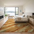 thumbnail image 3 of ODIKA Surfboard Surf Shaped Diagonal Band Skateboarsurfboard Rugd Fish for Great Room, Indoor Open Concept, Large Living Low Profile Flatwoven, 3 of 7