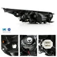 thumbnail image 2 of AKKON - Fits 2017 2018 2019 Toyota Highlander LE / XLE [Halogen Type] Projector Chrome Headlight Driver Left Side [Non LED DRL], 2 of 7