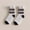 Brown, variant on Socks for Women Cotton Thick New Women's Thick Warm Wool Socks Floor Sleep Socks Mid-Tube Socks Style B-2 Pinky One Size