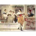 thumbnail image 1 of Ceramic Tile Mural-Eugen de Blaas Women Painting 70. 48" w x 36" h using (12) 12 x 12 ceramic tiles, 1 of 3