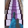 thumbnail image 3 of Gloria Non Slip Washable Indoor Stair Rug Mat Stair Treads Set of 7, 3 of 6