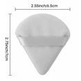 thumbnail image 2 of 2pc Powder Puffs for Face Powder, Triangle Powder Puff Beauty Sponge, Velour Powder Puff Makeup Applicator, Loose Powder Puff Face Triangle Makeup Puff-Setting Powder Puff Beauty Sponge (2ct Black), 2 of 4