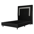 thumbnail image 3 of Box Base Cama Matrimonial + Cabecera Bora Negro, 3 of 7
