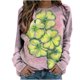 thumbnail image 1 of Camisas informales de manga larga para mujer, sudadera de cuello redondo con estampado de St Patrick Vintage, Tops holgados Fridja  czfsfas801, 1 of 5