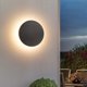 thumbnail image 1 of JSXing Aplique de pared LED Eclipse, L&aacute;mpara de Pared para Exterior y Interior, lampara de pared moderno negro. Impermeable IP65. Blanco c&aacute;lido/Blanco. CA 12 W cableado. Aluminio, 1 of 7