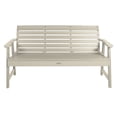 thumbnail image 2 of Highwood Weatherly 5-foot Garden Bench - 2-Person, Eco-friendly, Synthetic Wood, 2 of 8