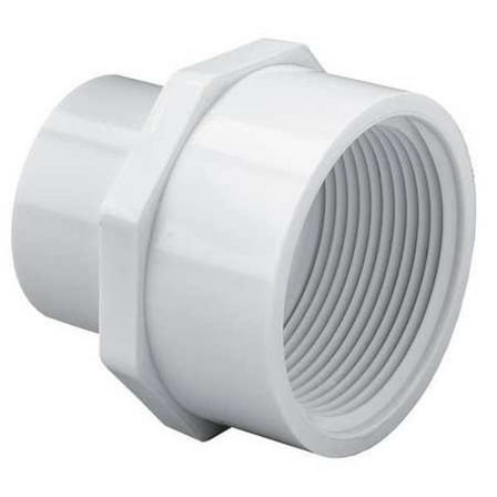 LASCO 435074 1/2" Socket x 3/4" FNPT PVC Reducer Sched 40