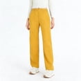 thumbnail image 2 of Fabrcox Scrub Pants for Women - Straight-Leg Cargo Pants with Pockets, Scrub Pants ,Yellow M, 2 of 6
