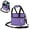 C, variant on 4 Compartment Insulated Water Bottle Carrier Bag with Strap, Family Size Multiple Tumbler Caddy for Car, Hands-Free Spill-Proof Drink Holder