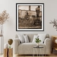 thumbnail image 4 of Historic Framed Print, Richmond Va. Damaged locomotives, 17-7/8" x 21-7/8", 4 of 9