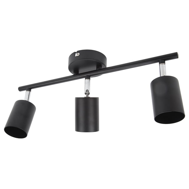 Track Lighting Kit, 3 Heads LED Track Light Kit 85-265V 15.9in Arm for Bathroom