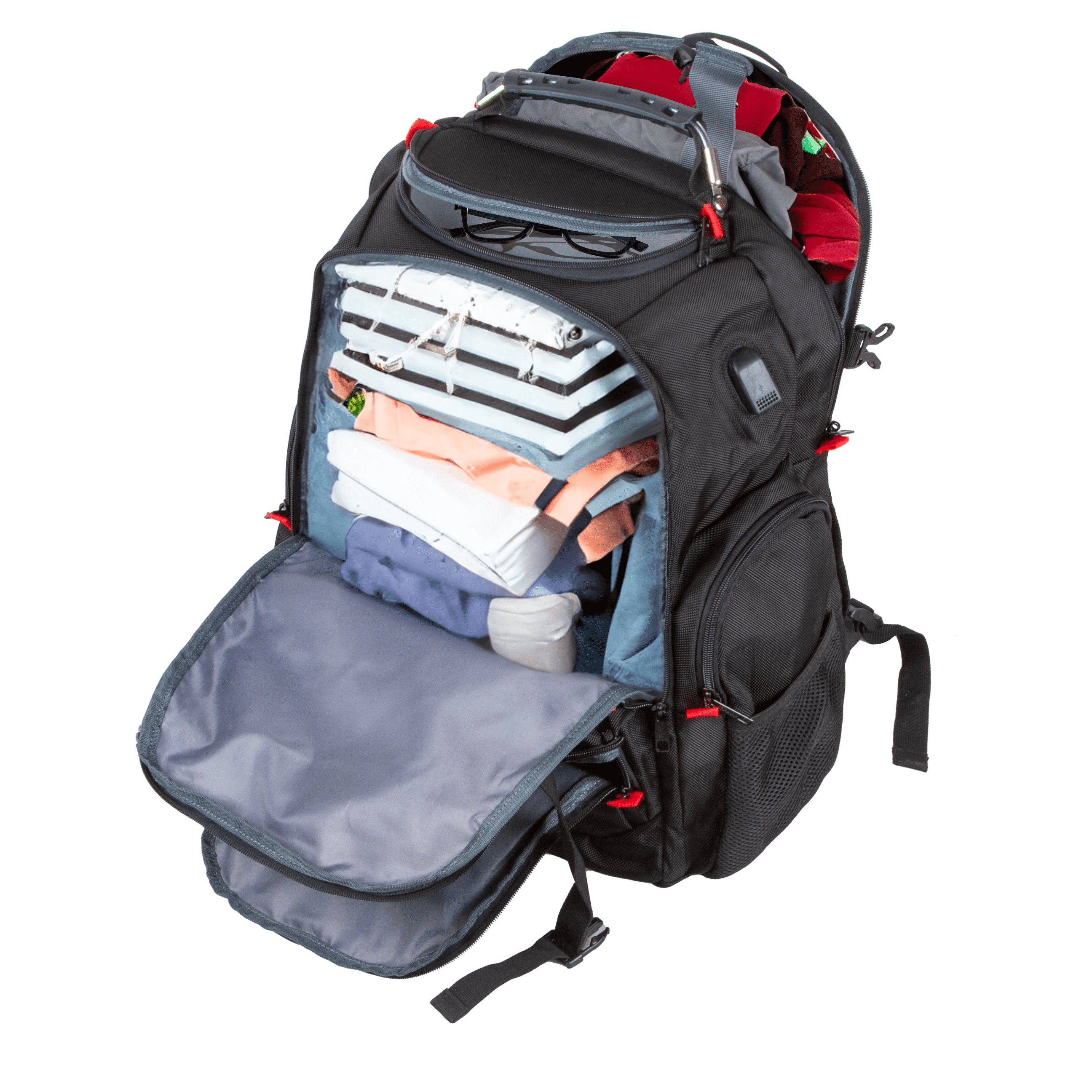 OPACK  Extra Large Laptop Backpack - TSA Friendly, Anti-Theft, Water-Resistant - Black