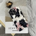 thumbnail image 7 of FKBRCL4U Compatible with iPhone 12 Pro Max Case, Black White Pink Cow Print Fur Rug Pattern for Girl Full Body Design Soft Silicone Drop Shock Scratch Protection for iPhone 12 Pro Max, 7 of 7