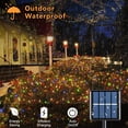 thumbnail image 2 of 4-Pack Solar Christmas String Lights Outdoor Multicolor - Total 400LED 132FT Solar Christmas Fairy Lights with 8 Modes, Waterproof String Lights Patio Lights for Christmas Tree Party New Year, 2 of 6
