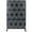 6#Black, variant on DUOSONG Outdoor & Indoor Privacy Screen Metal Privacy Screen 76" H×48" W, Freestanding Decorative Privacy Screen For Deck Balcony Patio, Privacy Fence Panels For Outside Lawn Garden Ps103 Brown Brown