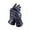Navy Blue, variant on Women's Leather Gloves Winter Warm Genuine Lambskin Windproof PU Glove "Black"