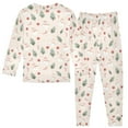 thumbnail image 3 of Pajama Candies Snowman Tree Cute Comfortable Cotton Two-piece Pajama Set, 3 of 7