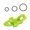 Grass green, variant on CIYISON Fishing Rod Hook Keeper Fishing Tackle Accessory Baits Holder with Rubber Rings