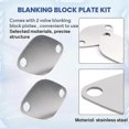 thumbnail image 5 of 2Pcs EGR Valve Blanking Block Plate Kit for Renault Espace Laguna Master Trafic Vauxhall Movano EGR Edition 0708, 5 of 5