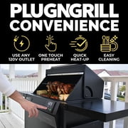 Turbo E Outdoor Electric Grill with Cart & Cover by PlugNGrill