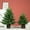 1.5FT+1.97Ft, variant on 2 Pack 1.5FT Artificial Topiary Tree Real Touch Norfolk Pine Tree, UV Resistant Artificial Pine Outdoor Plants for Front Porch Decor, Fake Greenery Outdoor Plants Realistic Faux Indoor Tree