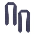 thumbnail image 2 of Fotbe Purple and Blue Squares Printed Class of 2024 Graduation Stole, 2 of 7